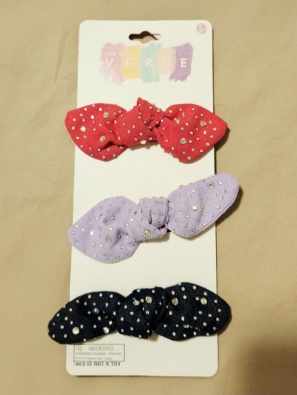 On The Verge Hair Bow Clips